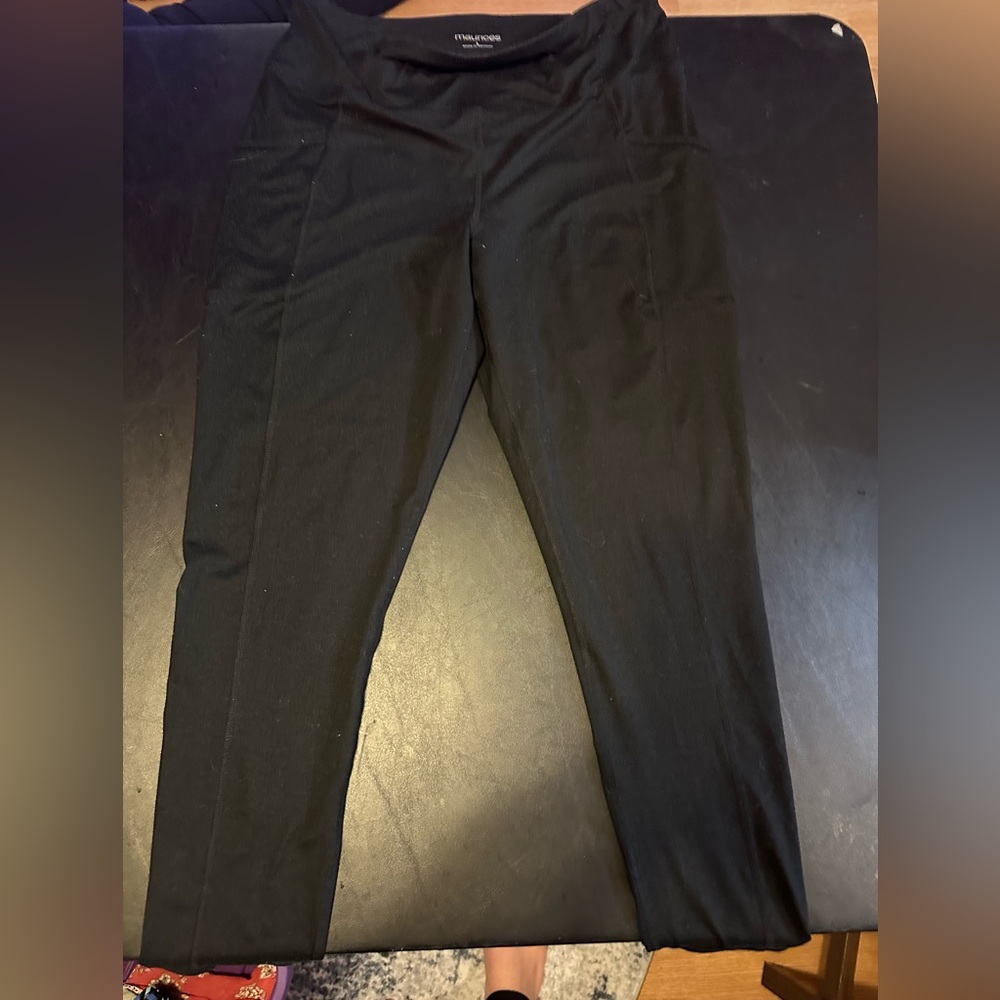 Maurices Sleek Black Leggings